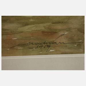 Dr. János Kadnár, Sommerliche Seeuferszene