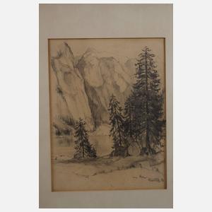 Krause, Zwei Landschaftszeichnungen