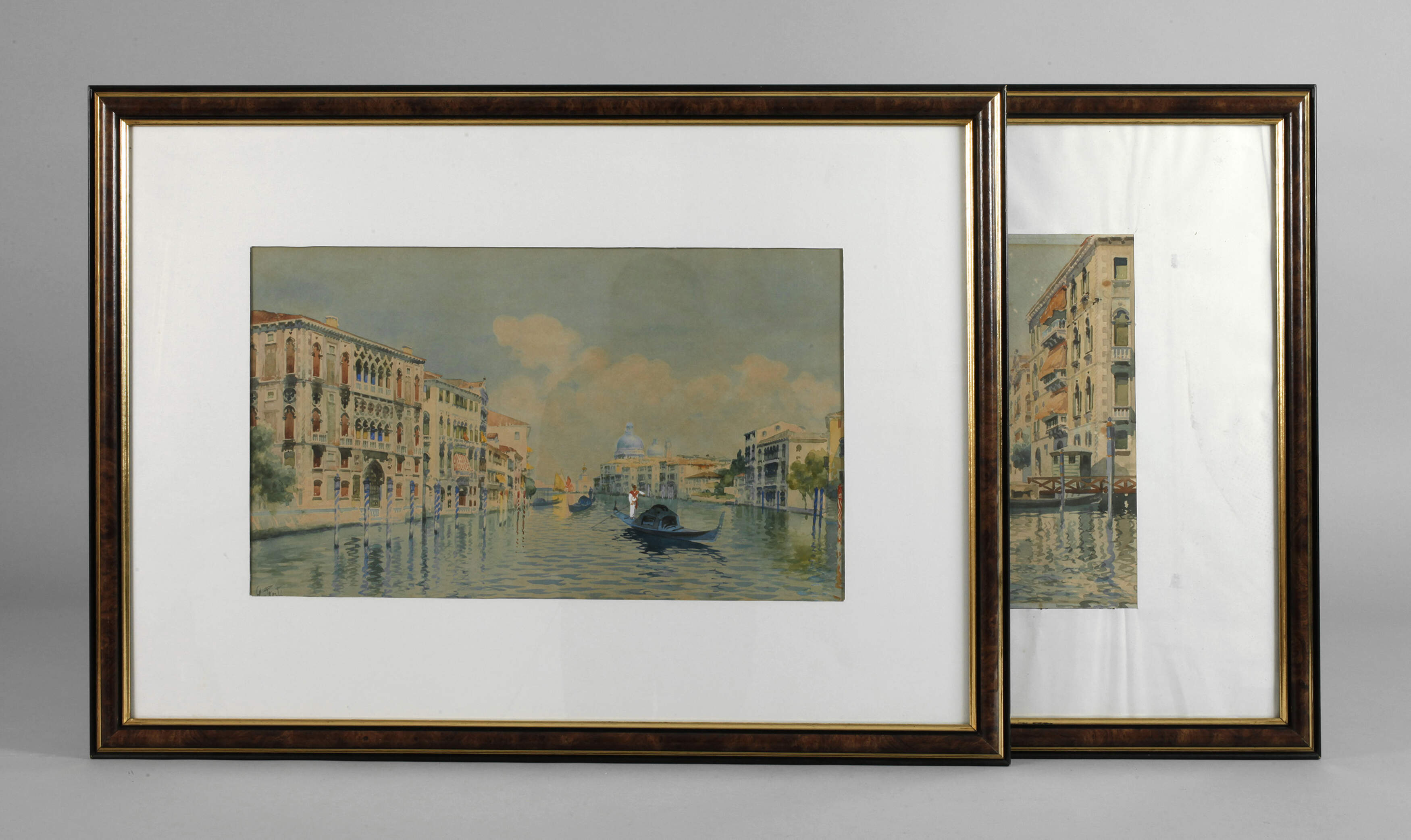 A. Presti, Paar Venedigansichten