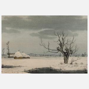 Hans Schiel, "Winter in der Altmark"