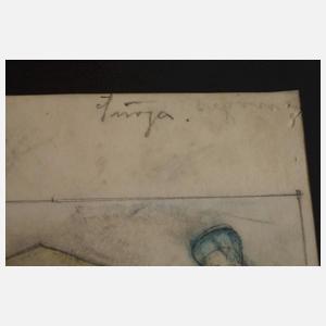 Otto Surges, Wandgestaltungs-Entwurf