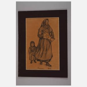 Thomassin, Mutter mit Kindern