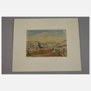 Prof. Max Unold, Südliche Landschaft