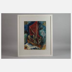 Prof. Heinrich Wildemann, Segelboot auf hoher See