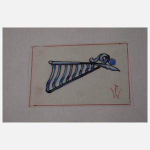 Paul Wörner, Große Sammlung Schmuckentwürfe