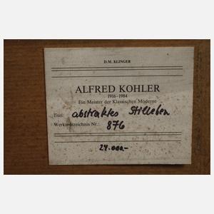 Alfred Kohler, "Abstraktes Stillleben"
