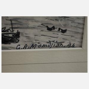 Garabed A. Momdjian, An der Seine in Paris