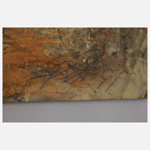 Kurt Pesl, "Herbstlicher Wald"