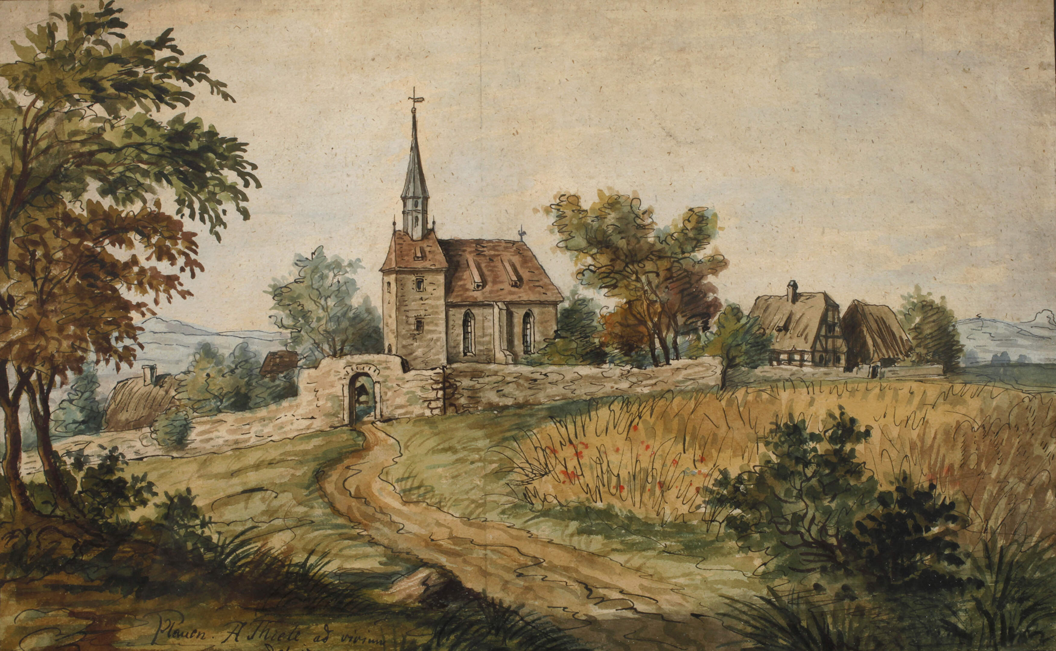 Alexander Thiele, Kirche in Plauen bei Dresden