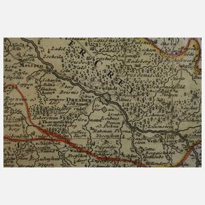 Homanns Erben, Karte Sachsen