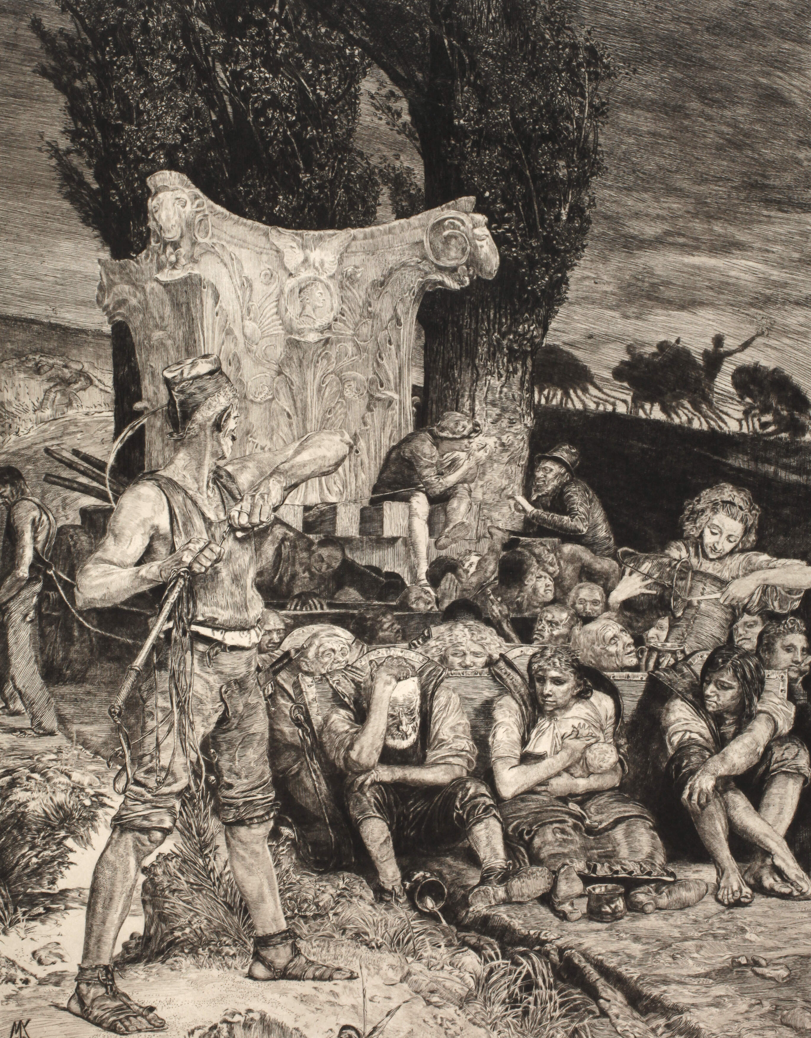 Prof. Max Klinger, "Das Elend"