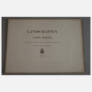 Ludwig Richter, Mappenwerk "Landschaften"