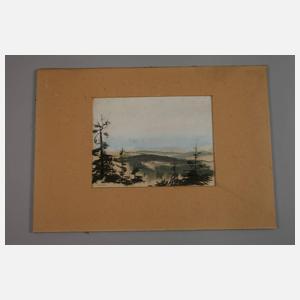 Karl Bellmann, Mittelgebirgslandschaft