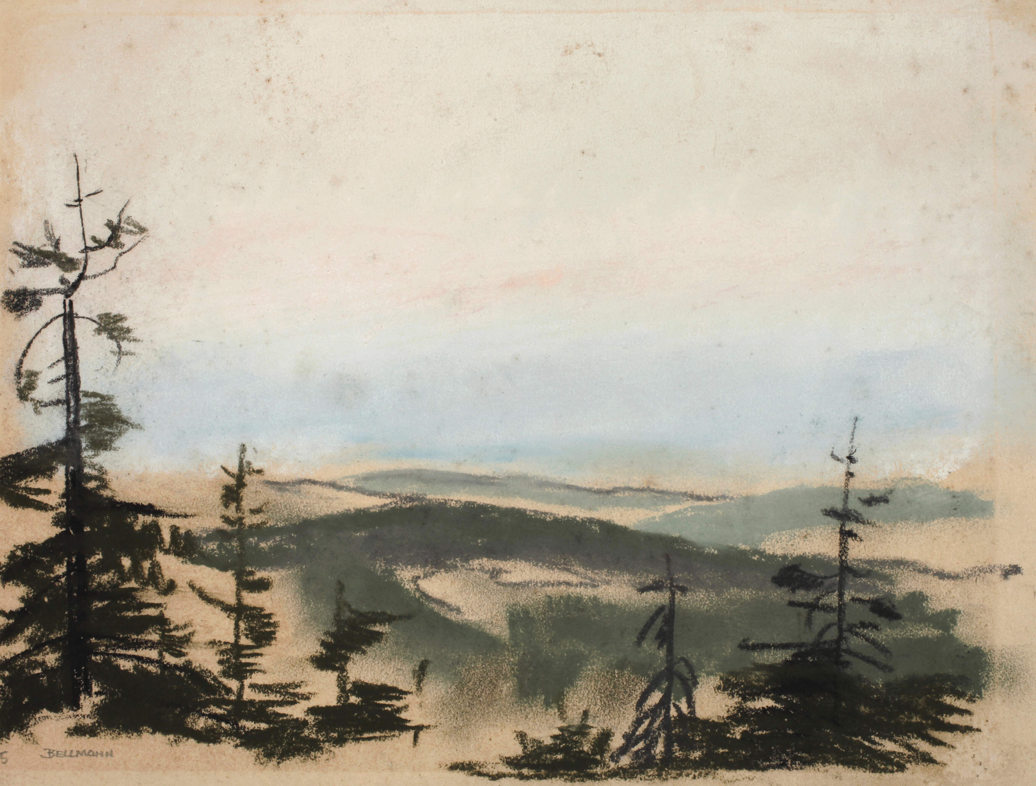 Karl Bellmann, Mittelgebirgslandschaft