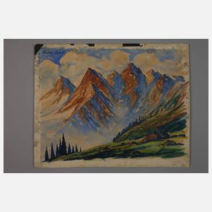 Fredo Bley, Zwei Hochgebirgslandschaften