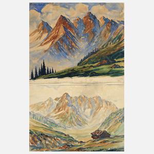 Fredo Bley, Zwei Hochgebirgslandschaften