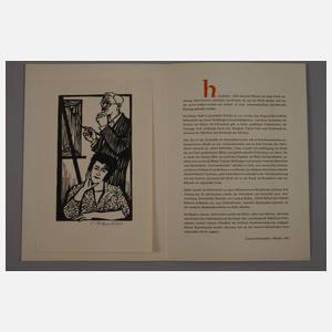 Prof. Conrad Felixmüller, Graphikkonvolut