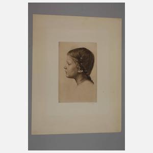 Georg Jahn, Mädchenportrait