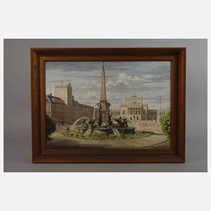 A. Julich, Mendebrunnen in Leipzig