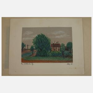 R. Klaus, Studienmappe mit Dresden-Ansichten