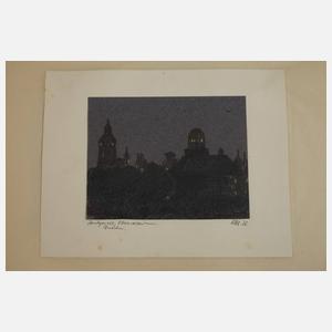 R. Klaus, Studienmappe mit Dresden-Ansichten