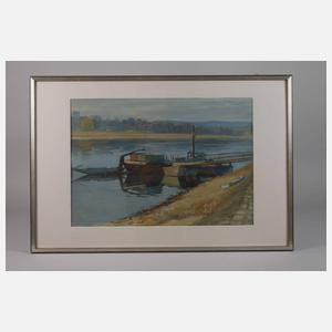 Hermann Kohlmann, Partie an der Elbe