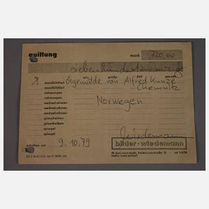 Alfred Kunze, Sognefjord