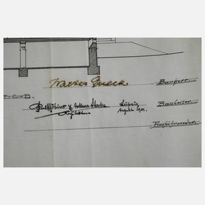 Paul Möbius & Arthur Starke, Entwurf Villa Queck