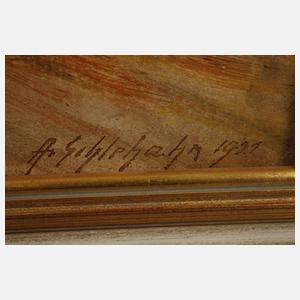 Albin Schlehahn, Herbstlicher Waldrand