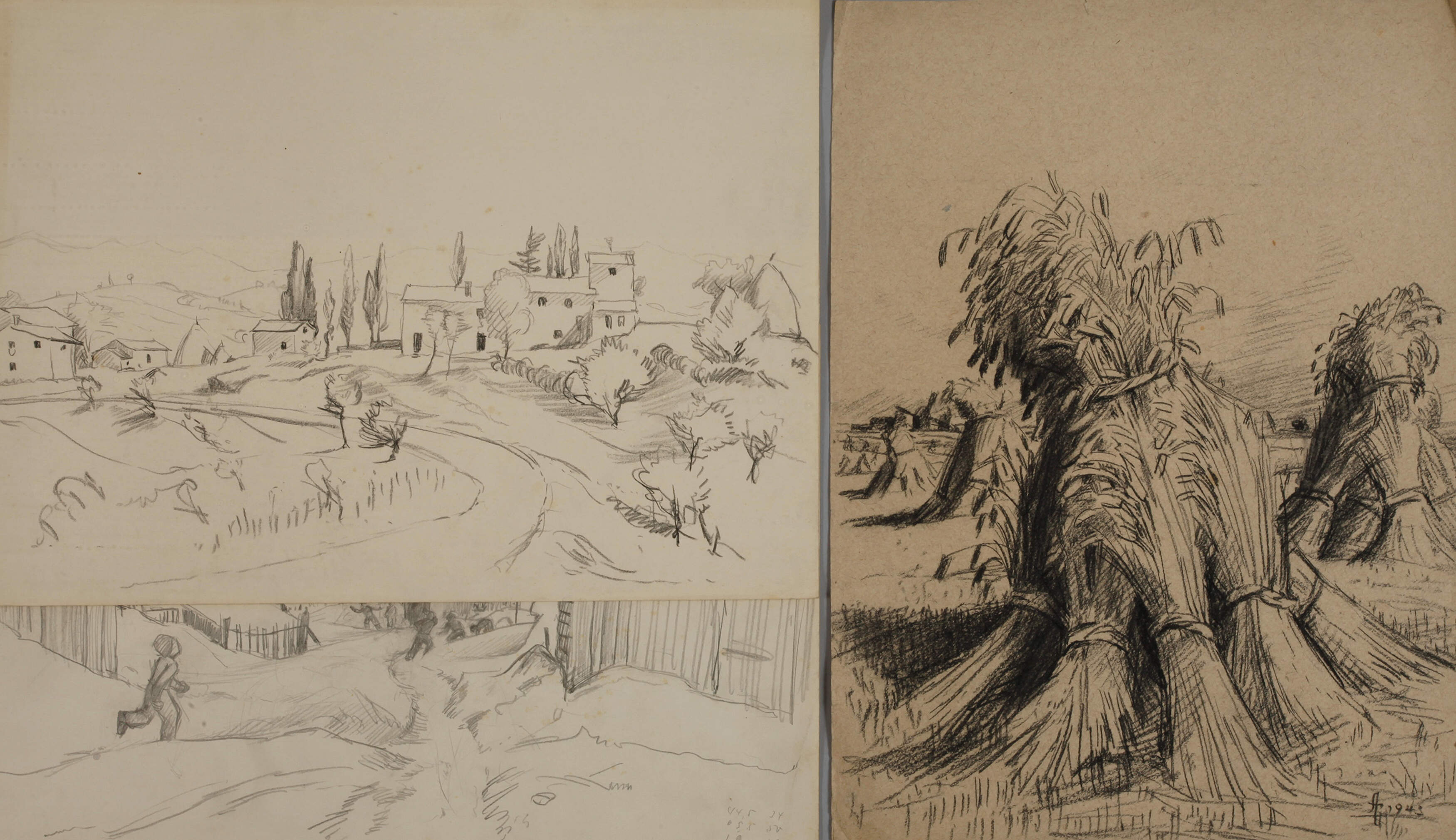 Alfred Tröger, Drei Zeichnungen