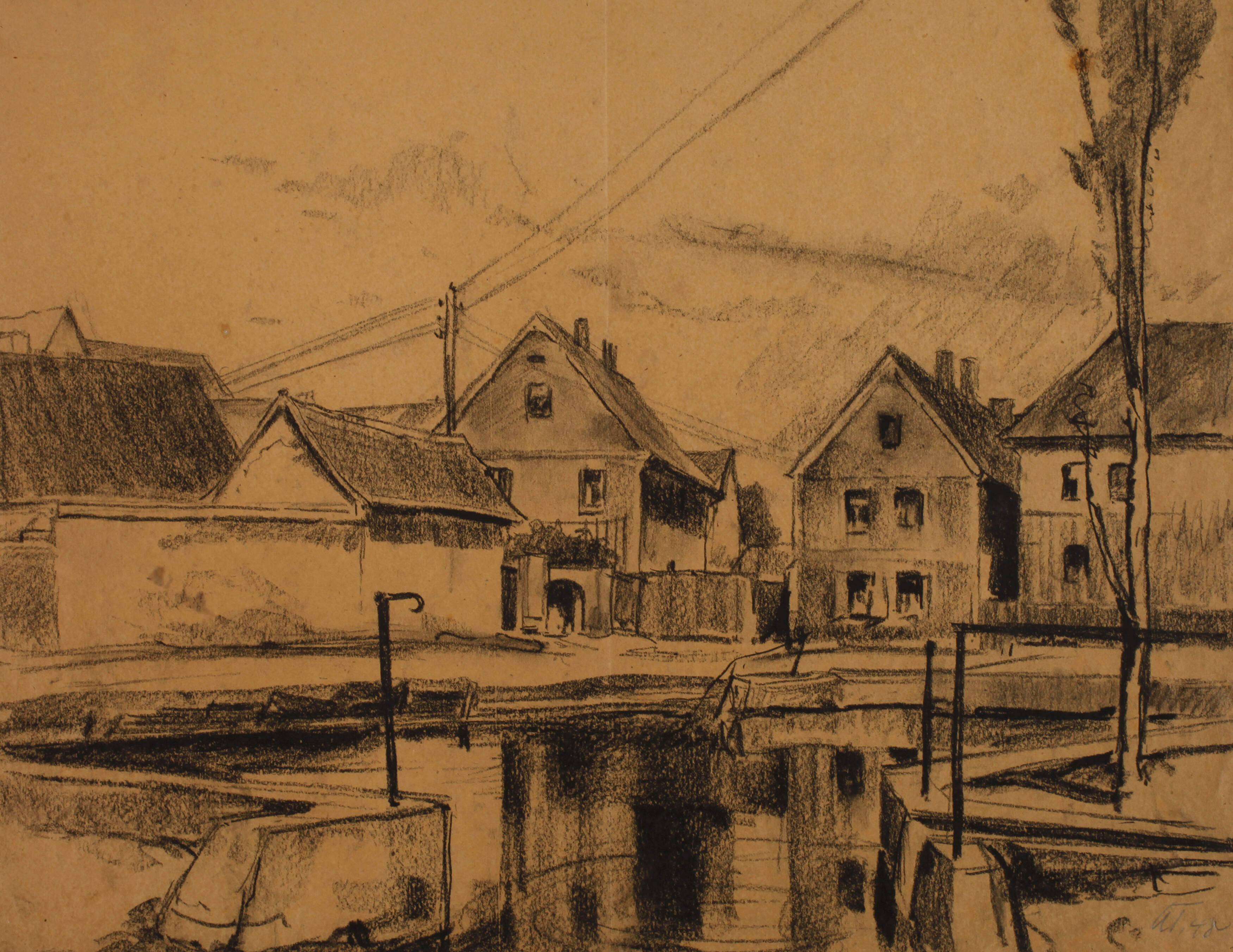 Alfred Tröger, Am Dorfteich