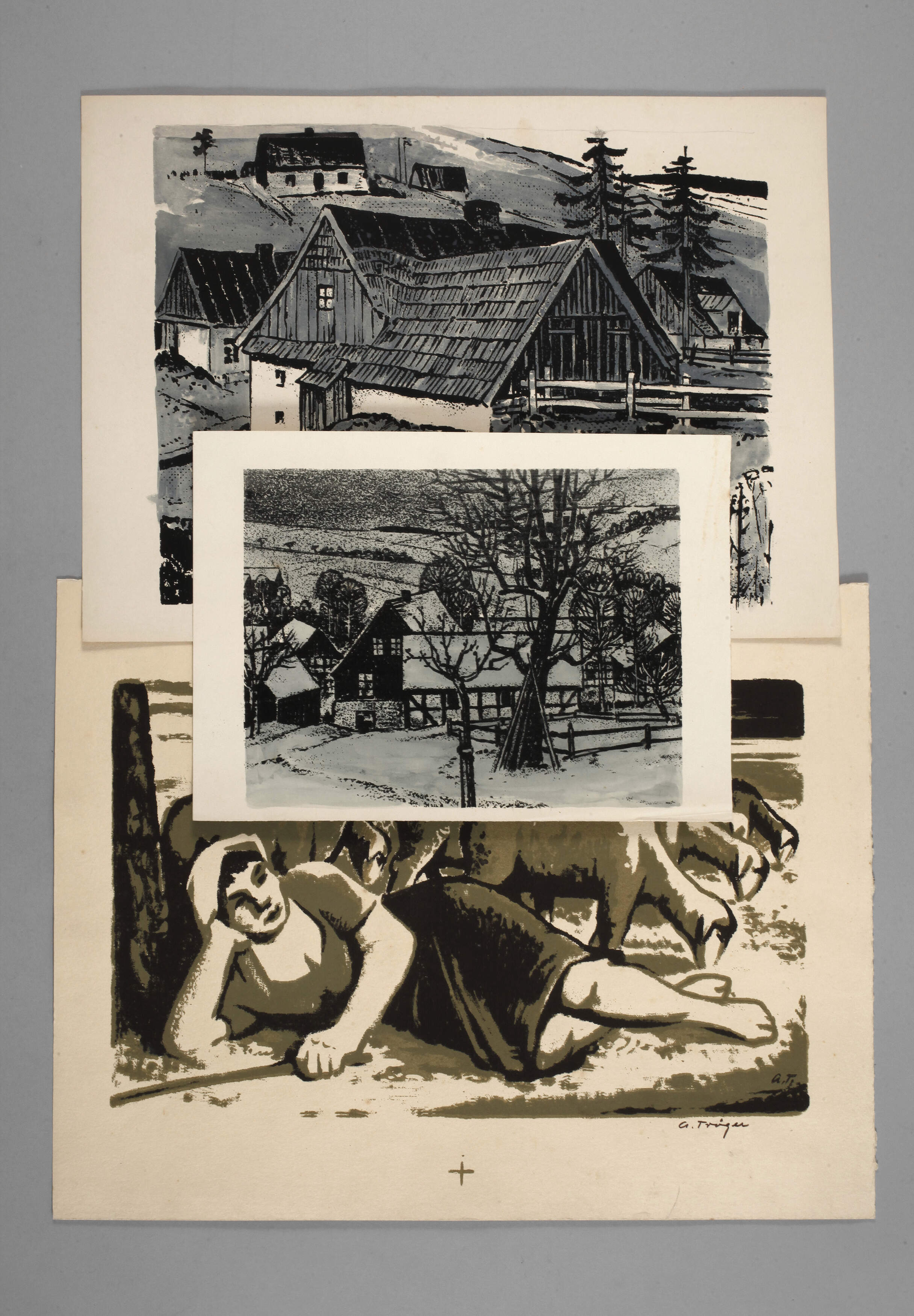 Alfred Tröger, Drei Graphiken