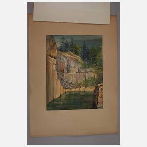 Hans Weiß-Aue, "Verlassener Steinbruch bei Blauenthal"