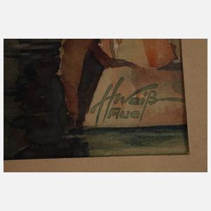 Hans Weiß-Aue, "Verlassener Steinbruch bei Blauenthal"