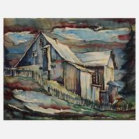 Hans Weiß-Aue, Bauernhaus im Vorfrühling111