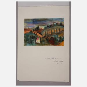 Albert Hennig, Mediterrane Landschaft