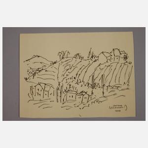 Albert Hennig, Mediterrane Landschaft