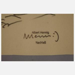 Albert Hennig, Mediterrane Landschaft