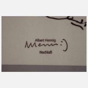 Albert Hennig, Haus in karger Landschaft