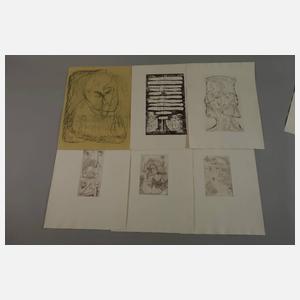 Günther Huniat, Mappe "Acht Radierungen"