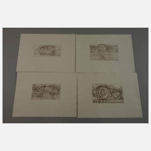 Günther Huniat, Mappe "Acht Radierungen"