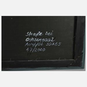 Prof. Siegfried Ratzlaff, "Straße bei Ochsensaal"