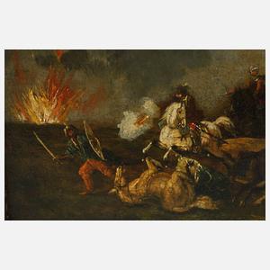 Franz Paul Findenigg, attr., Schlacht bei Zenta