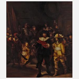 nach Rembrandt, "Die Nachtwache"