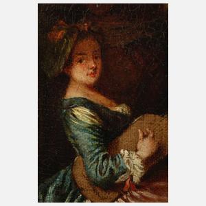 Ländliche Serenade nach Jean-Antoine Watteau