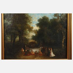 Barocke Gesellschaft im Freien