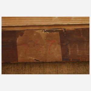 Romantische italienische Landschaft mit Hirten