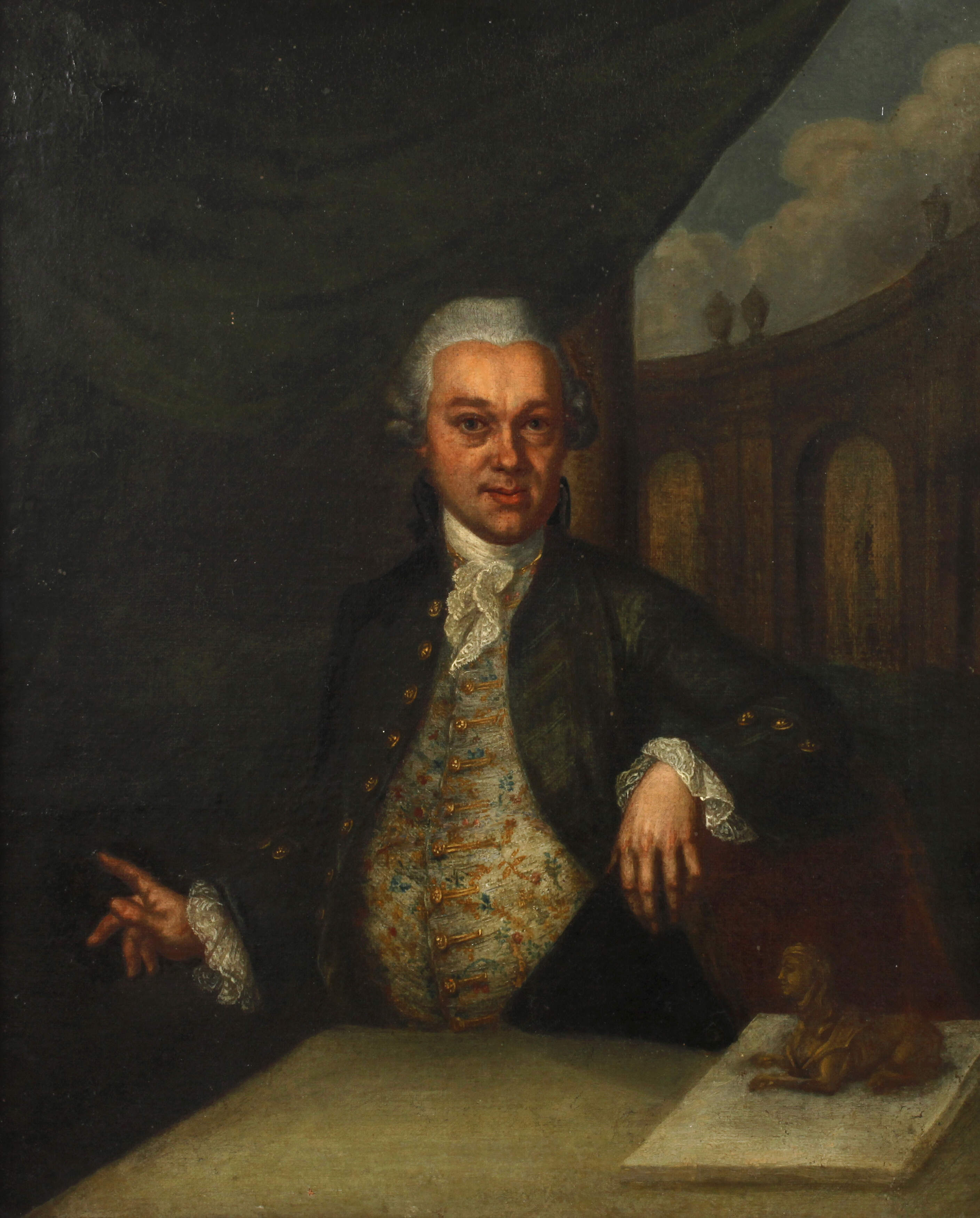 Portrait des Christian Ludwig von Hagedorn