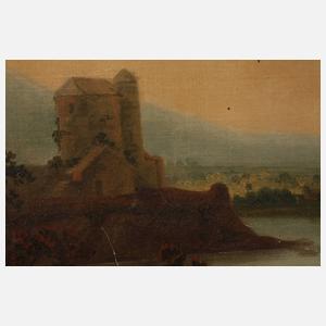 Landschaft im Abendlicht