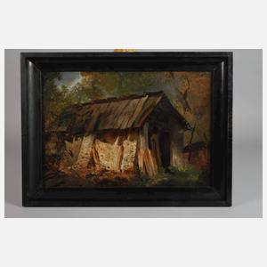 Prof. Oswald Achenbach, attr., Sägemühle im Zillertal